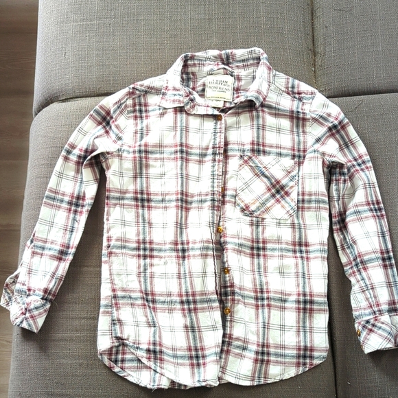 3 for $20 Super cute boyfriend plaid button down - Picture 1 of 3